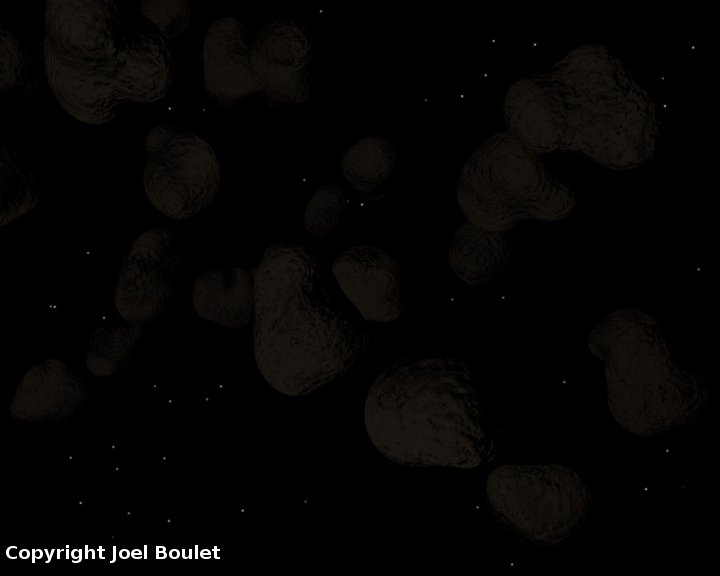 An Asteroid field